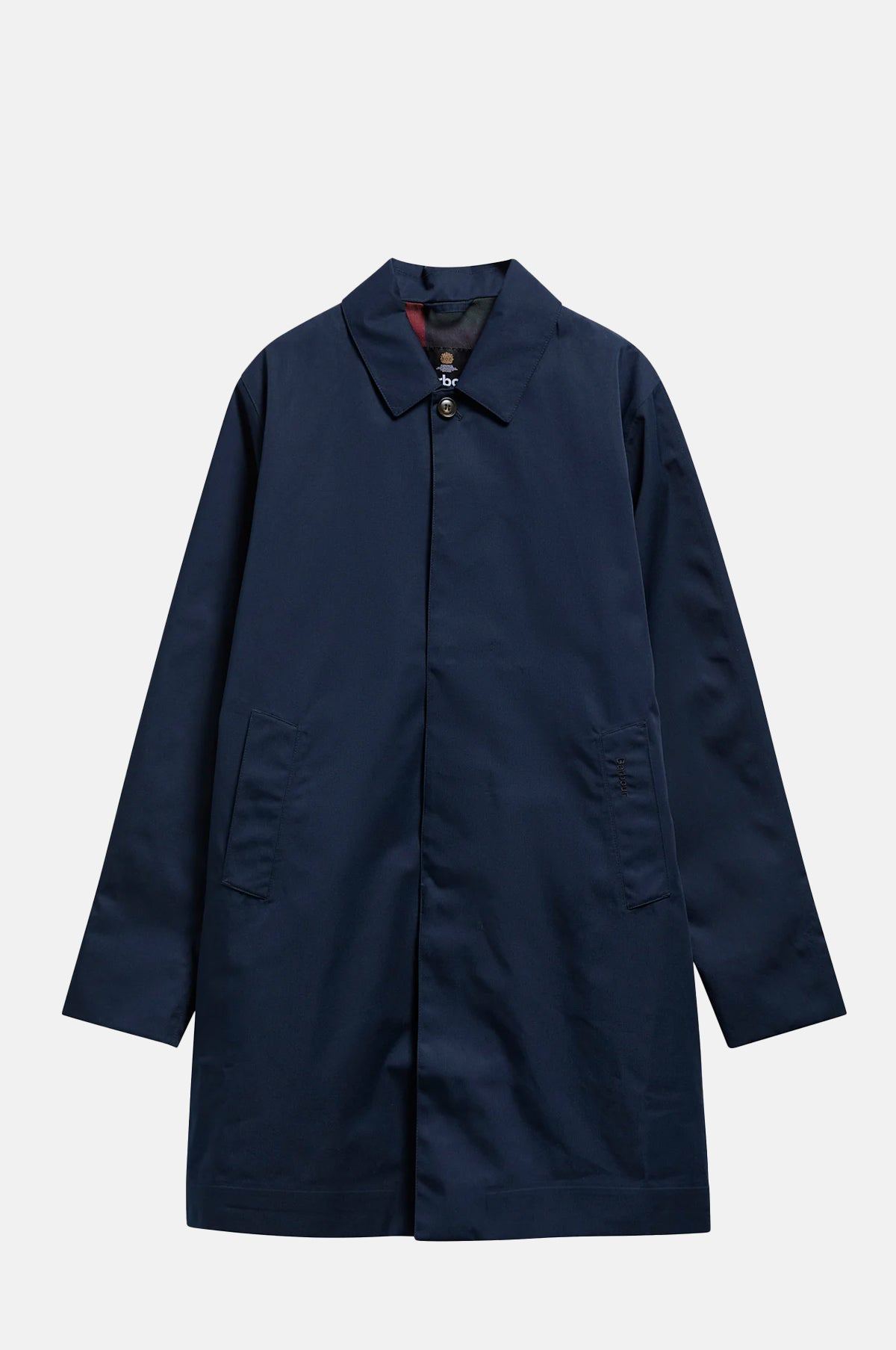Navy Waterproof Longline Mac - OEM
