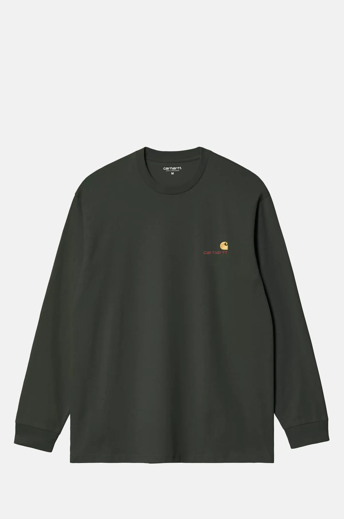 Raven Long Sleeve Embroidered Organic Cotton T-Shirt - OEM