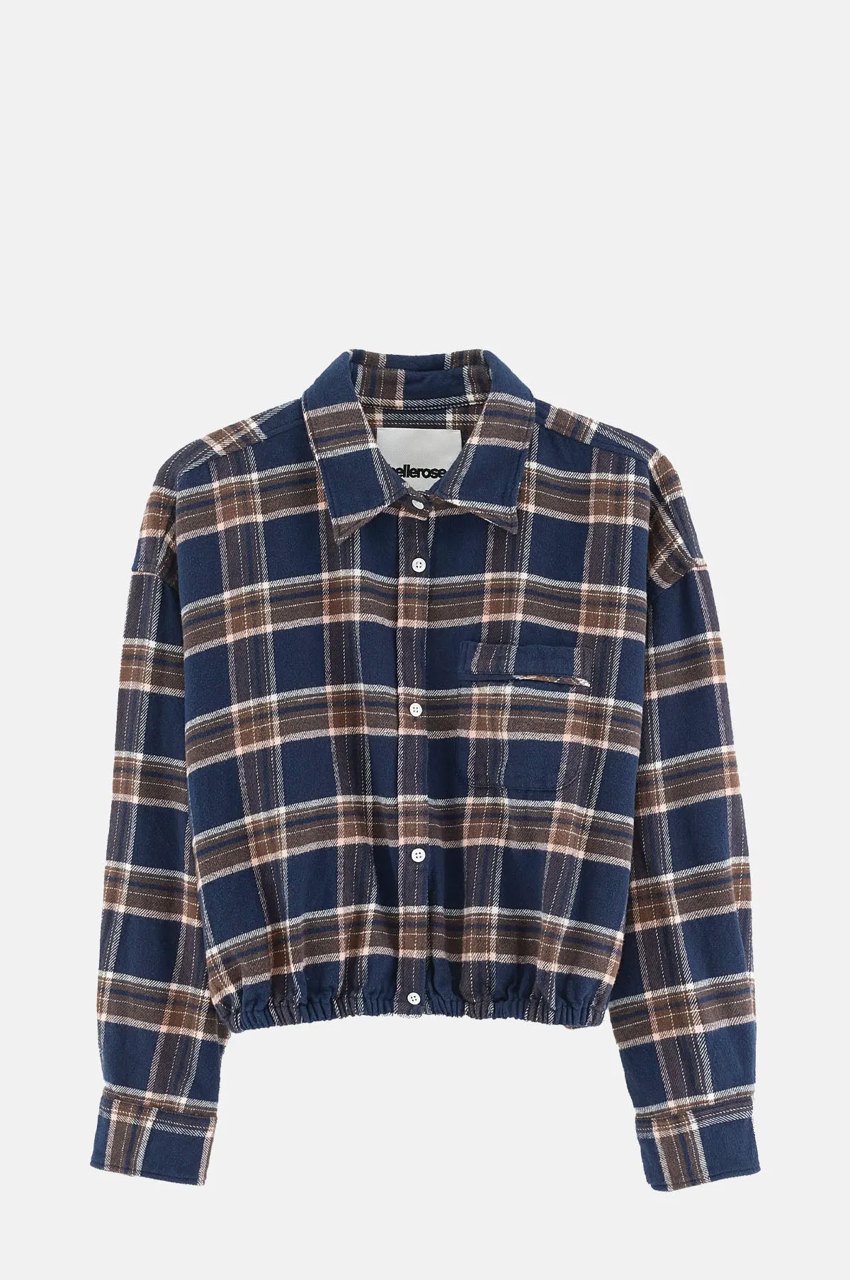 Brushed Cotton Check Shirt with Elasticated Waist - OEM