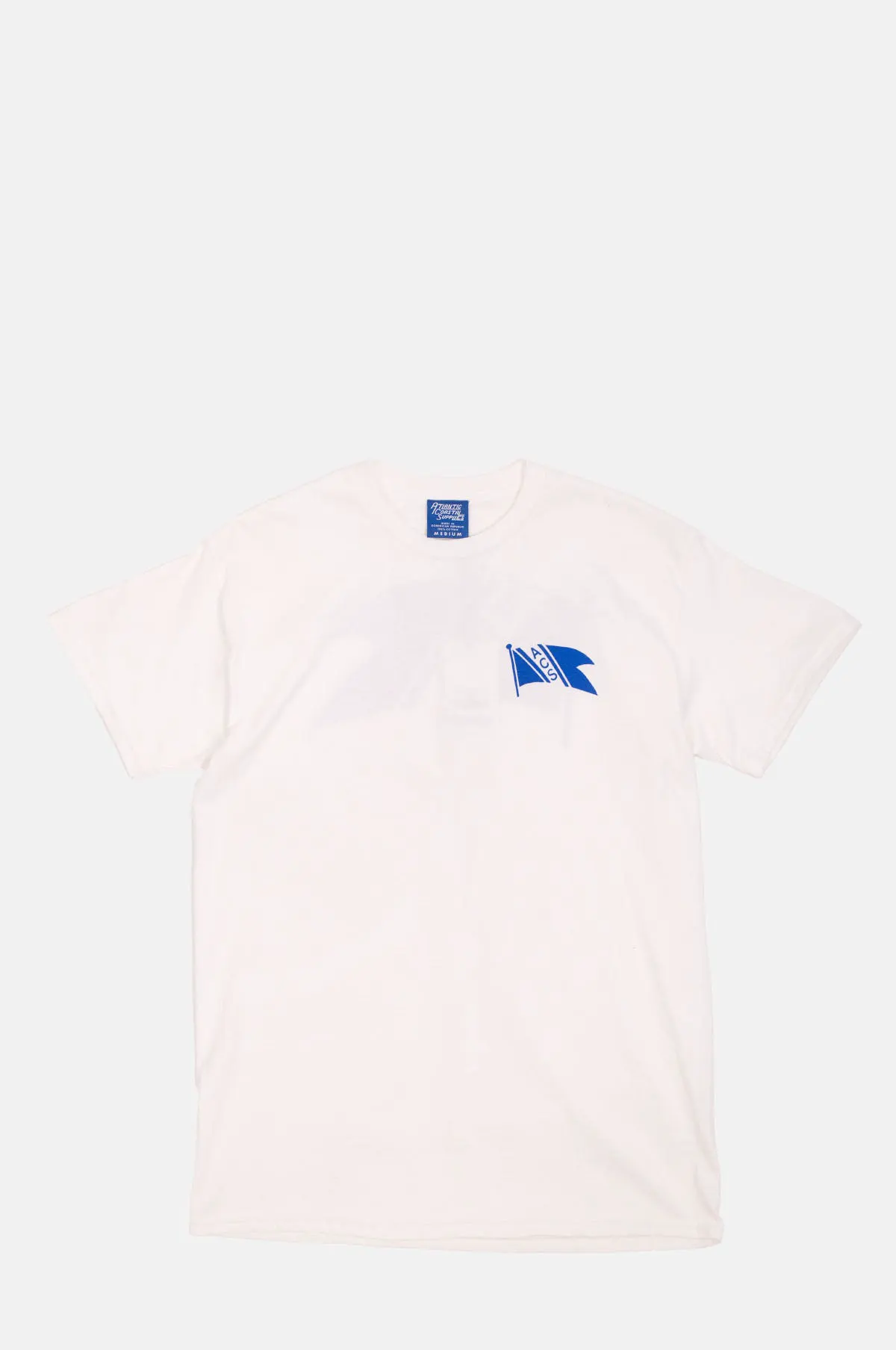White Cotton Short Sleeve Crew Neck Tee - OEM