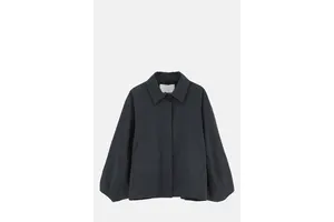 Batwing Sleeve Mackintosh Style Short Jacket - OEM