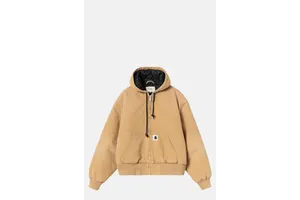 Dusty Brown Quilted 13.5oz Denim Active Jacket - OEM