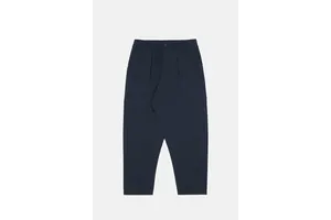 Pleated Tapered Track Pant in Cotton Twill - OEM