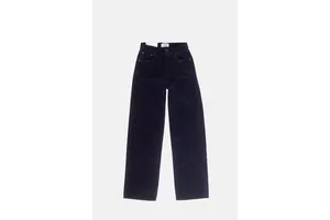 Blackened Navy Fine Wale Corduroy Wide Leg Jean - OEM