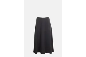 Flared Crepe Midi Skirt - OEM