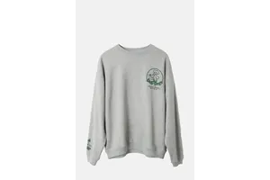 Oversized Fleece Lined Graphic Sweatshirt - OEM