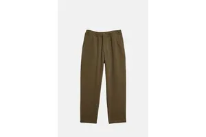 Dark Khaki Organic Cotton Tapered Trouser - OEM