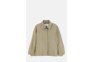 Mackintosh Style Batwing Sleeve Short Jacket - OEM