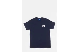 Navy Cotton Short Sleeve Logo Tee - OEM