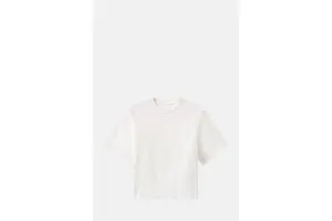 Cropped Cotton Baby Tee Soft White - OEM