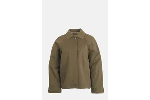Short Cotton Gabardine Trench Coat - OEM