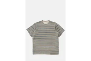 Striped Cotton Crew Neck Tee - OEM