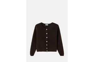 Alpaca Blend Mother of Pearl Cardigan - OEM