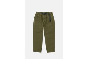 Olive Loose Tapered Cotton Twill Pant - OEM
