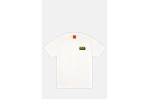 Cotton Crew Neck Tee with Chest and Back Print - OEM