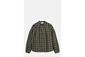 Oversized Organic Cotton Check Shirt - OEM