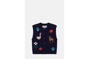 Merino Wool Knitted Vest - OEM