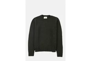 Wool Blend Raglan Ribbed Crew Neck Jumper - OEM