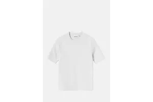 Ash Heather Ribbed Slim Fit Baby Tee - OEM