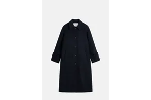 Oversized Recycled Wool Coat - OEM