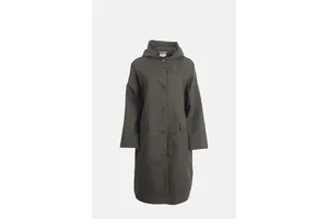 Hooded Cotton Relaxed Fit Coat - OEM
