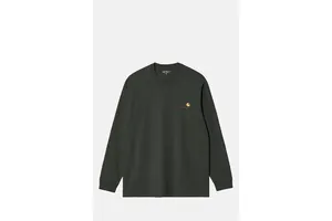 Raven Long Sleeve Embroidered Organic Cotton T-Shirt - OEM