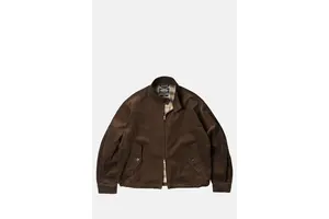 Cotton Corduroy Harrington Jacket with Stand Collar - OEM