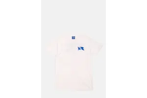 White Cotton Short Sleeve Crew Neck Tee - OEM