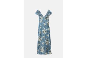 Bias Cut Floral Maxi Dress - OEM