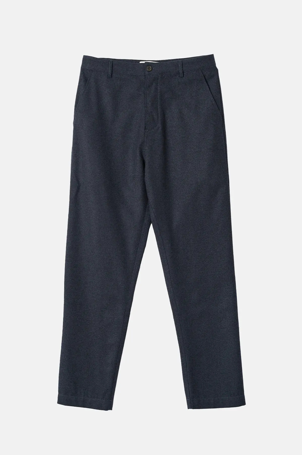 Navy Recycled Tweed Tapered Chino - OEM