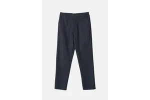 Navy Recycled Tweed Tapered Chino - OEM